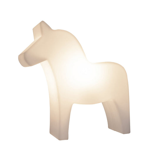 8 seasons design Shining Dala Horse LED weiß