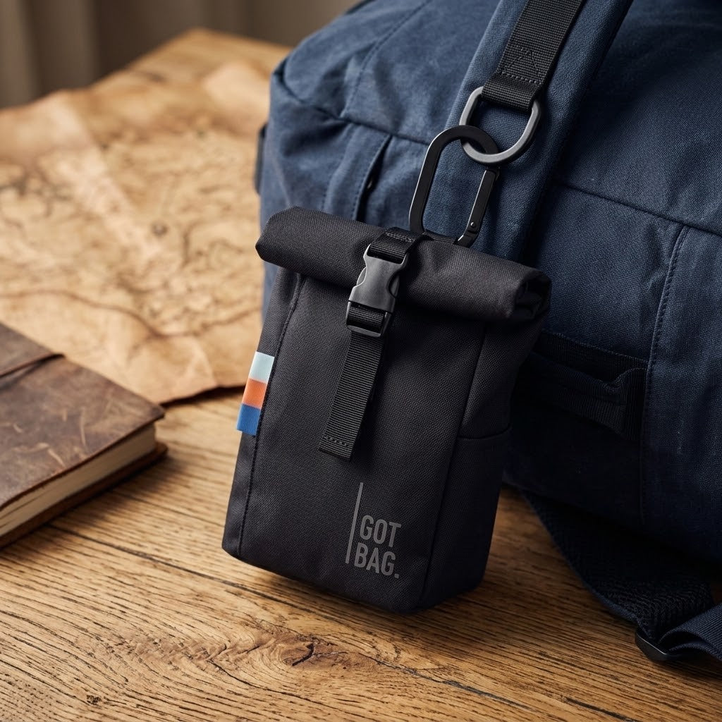 GOT BAG Rolltop Charm black