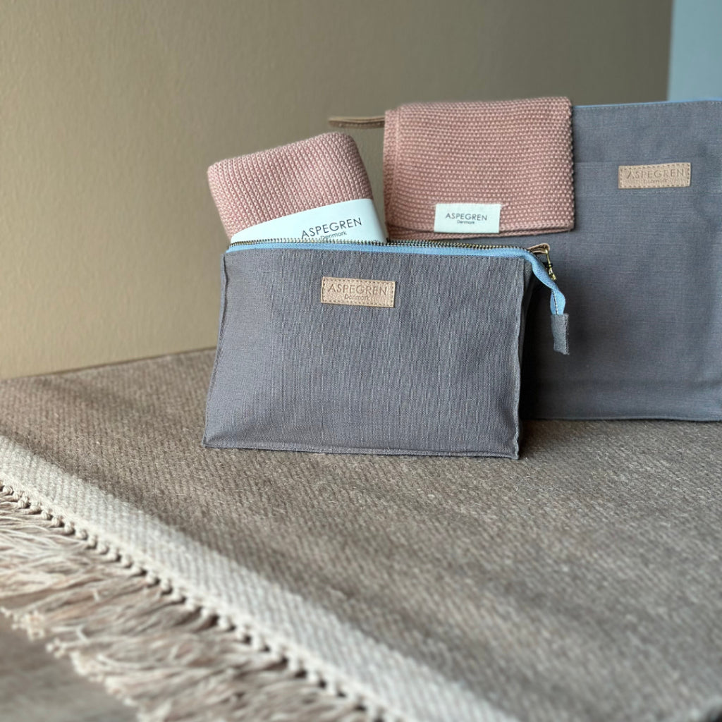 Aspegren Denmark Kulturbeutel large holzbraun