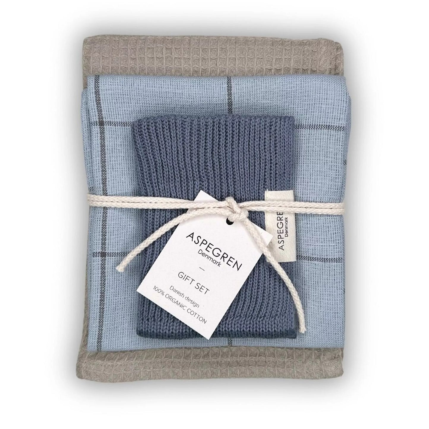 Aspegren Denmark Geschirrtuch Set Blue Cheese