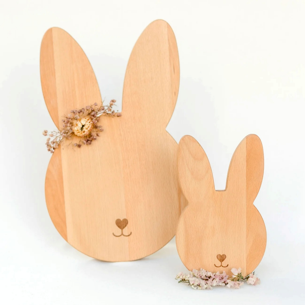 Bake Affair Holzbrettchen "großer Hase" Buchenholz