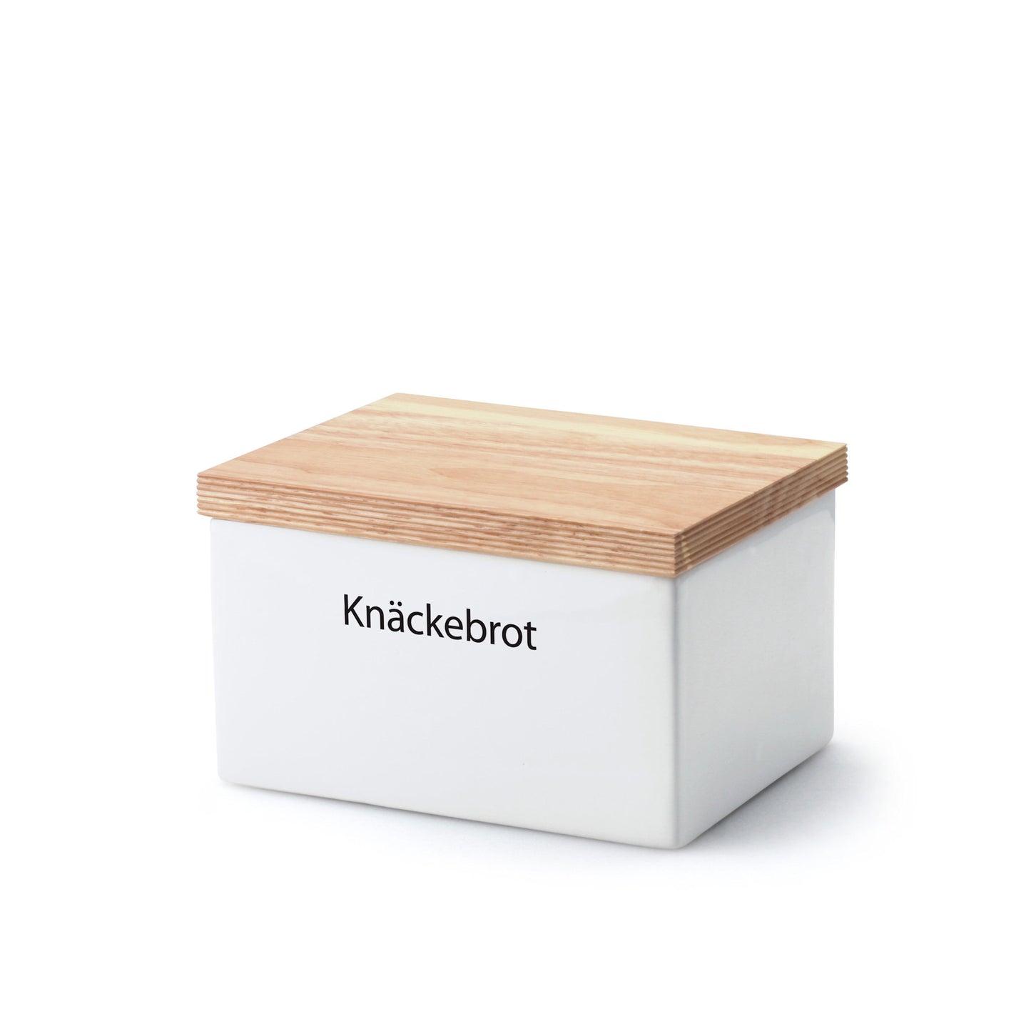 Continenta Vorratsdose mit Holzdeckel "Knäckebrot"