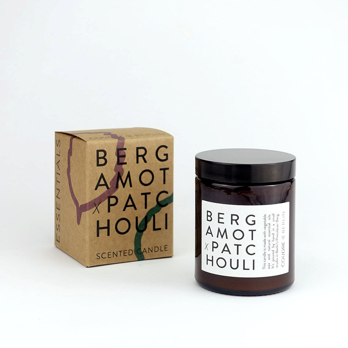 COUDRE BERLIN bergamot x patchouli / ESSENTIALS Duftkerze