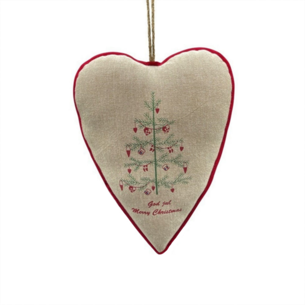 Danishville Anhänger Herz mit Weihnachtsbaum