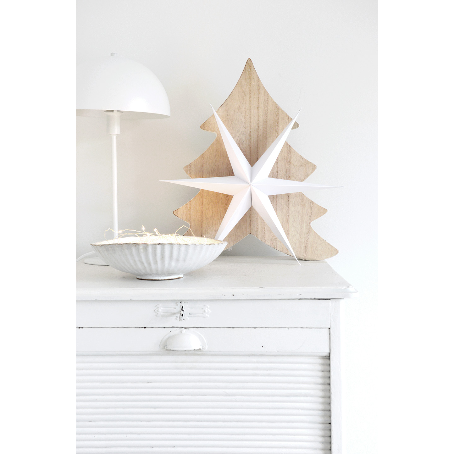 Delight Department Weihnachtsstern 2er-Set weiß