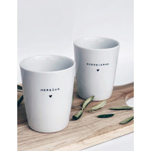 Lade das Bild in den Galerie-Viewer, Goldscherben Becher Morgähn Porzellan