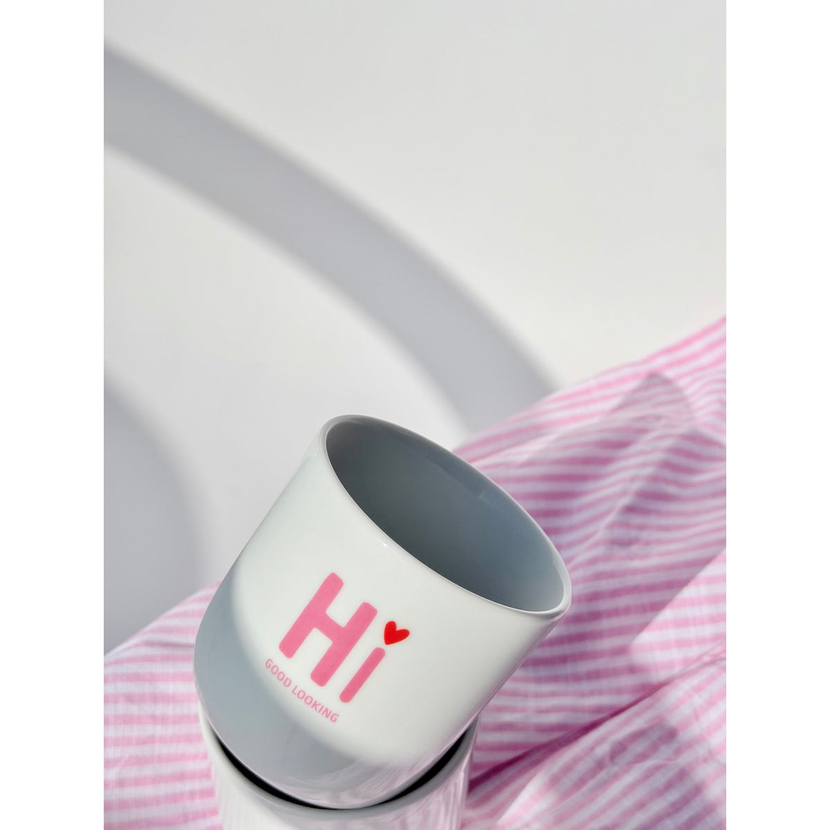 Goldscherben Becher Tasse Hi Good Looking