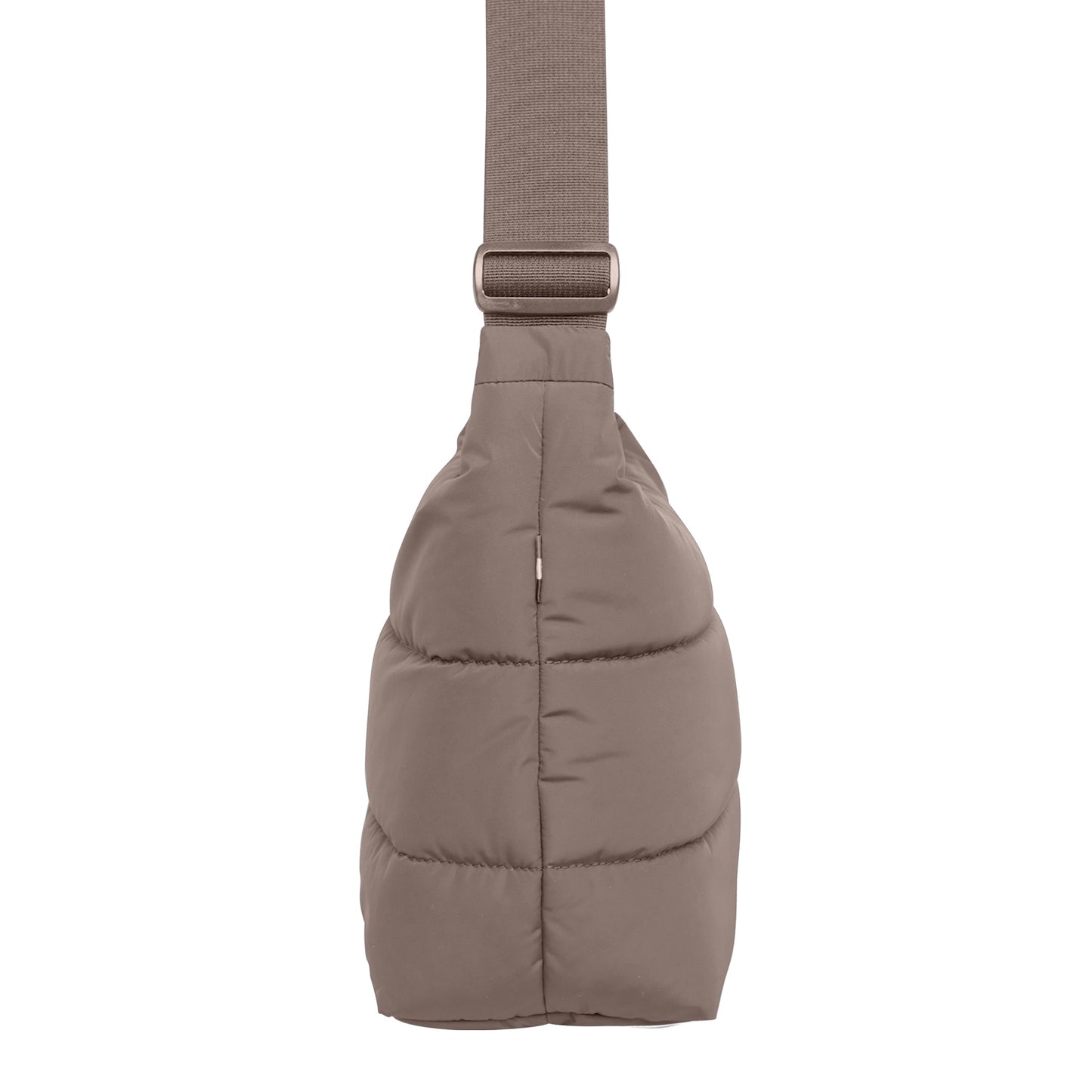 GOT BAG Puffer Square Bag large monochrome oyster