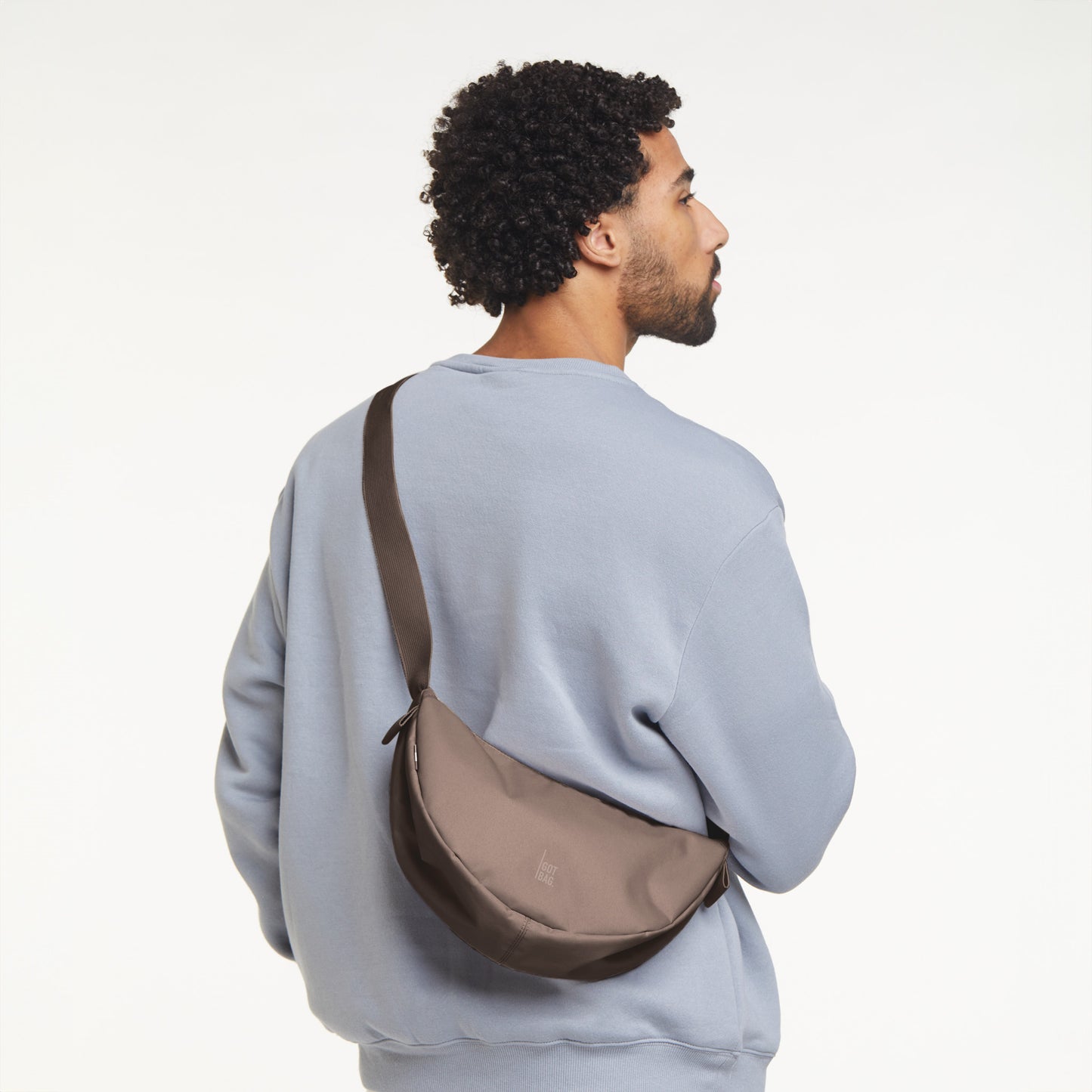 GOT BAG Umhängetasche Moon Bag small monochrome oyster