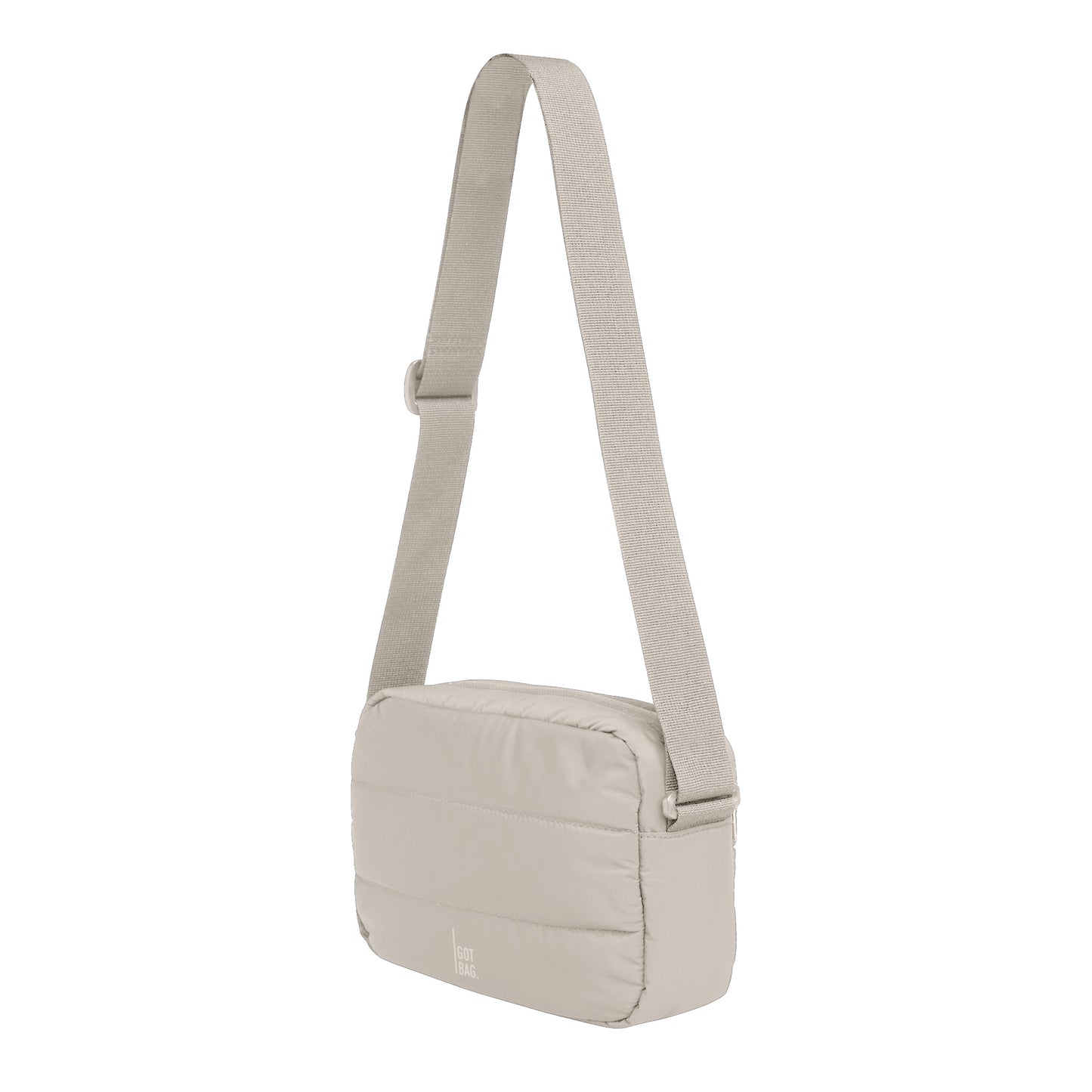 GOT BAG Puffer Crossbody Bag monochrome scallop