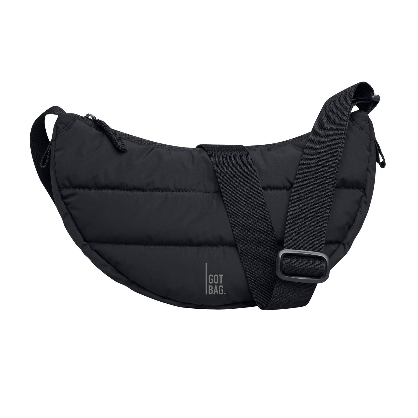 GOT BAG Puffer Moon Bag small monochrome black