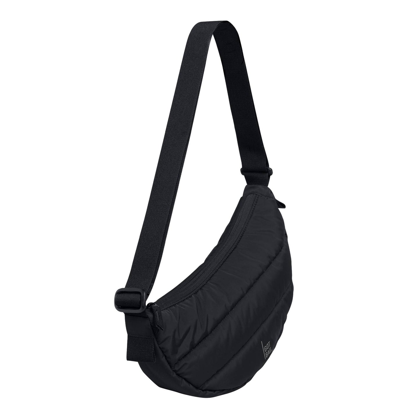GOT BAG Puffer Moon Bag small monochrome black