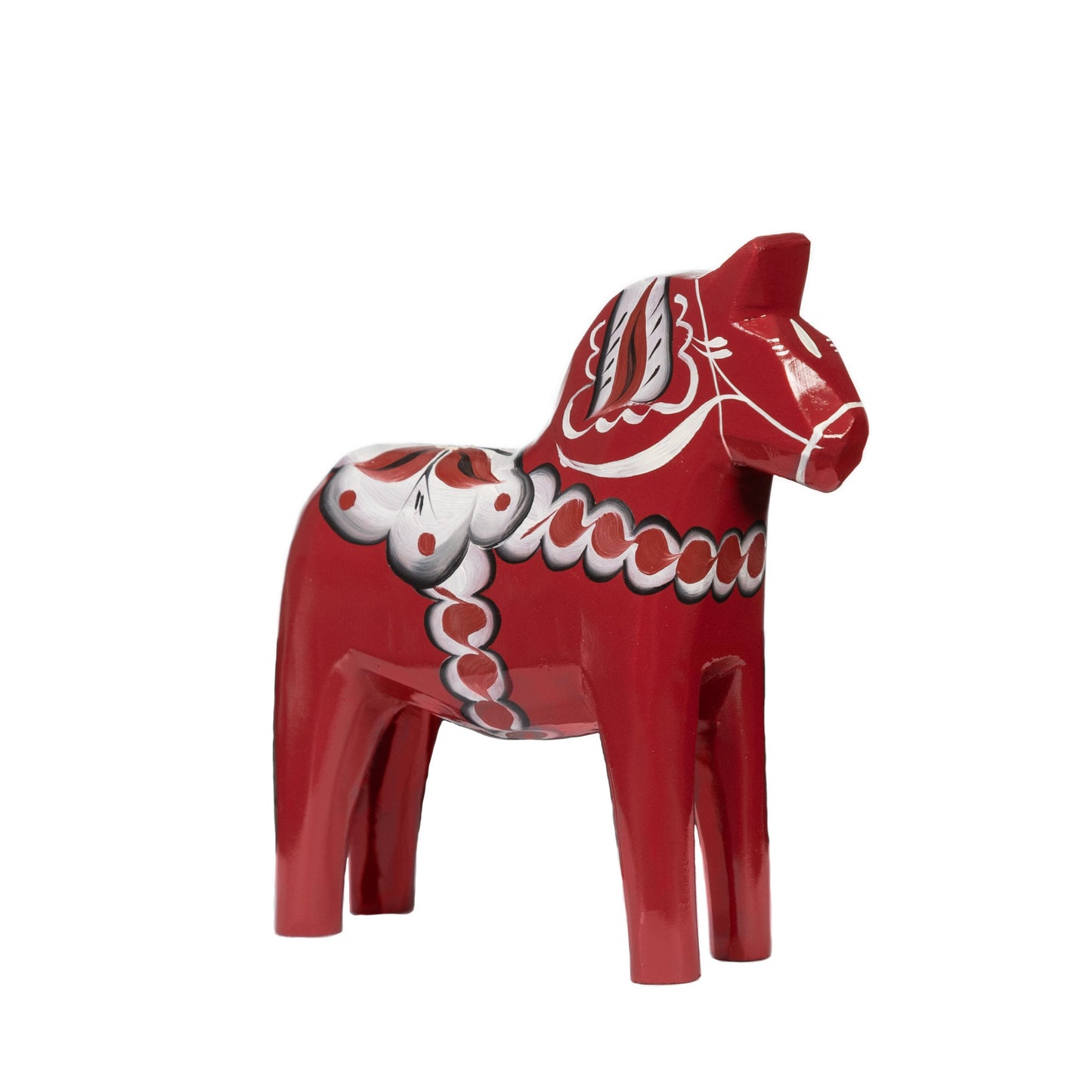 Grannas A. Olsson Dalapferd 13 cm weinrot