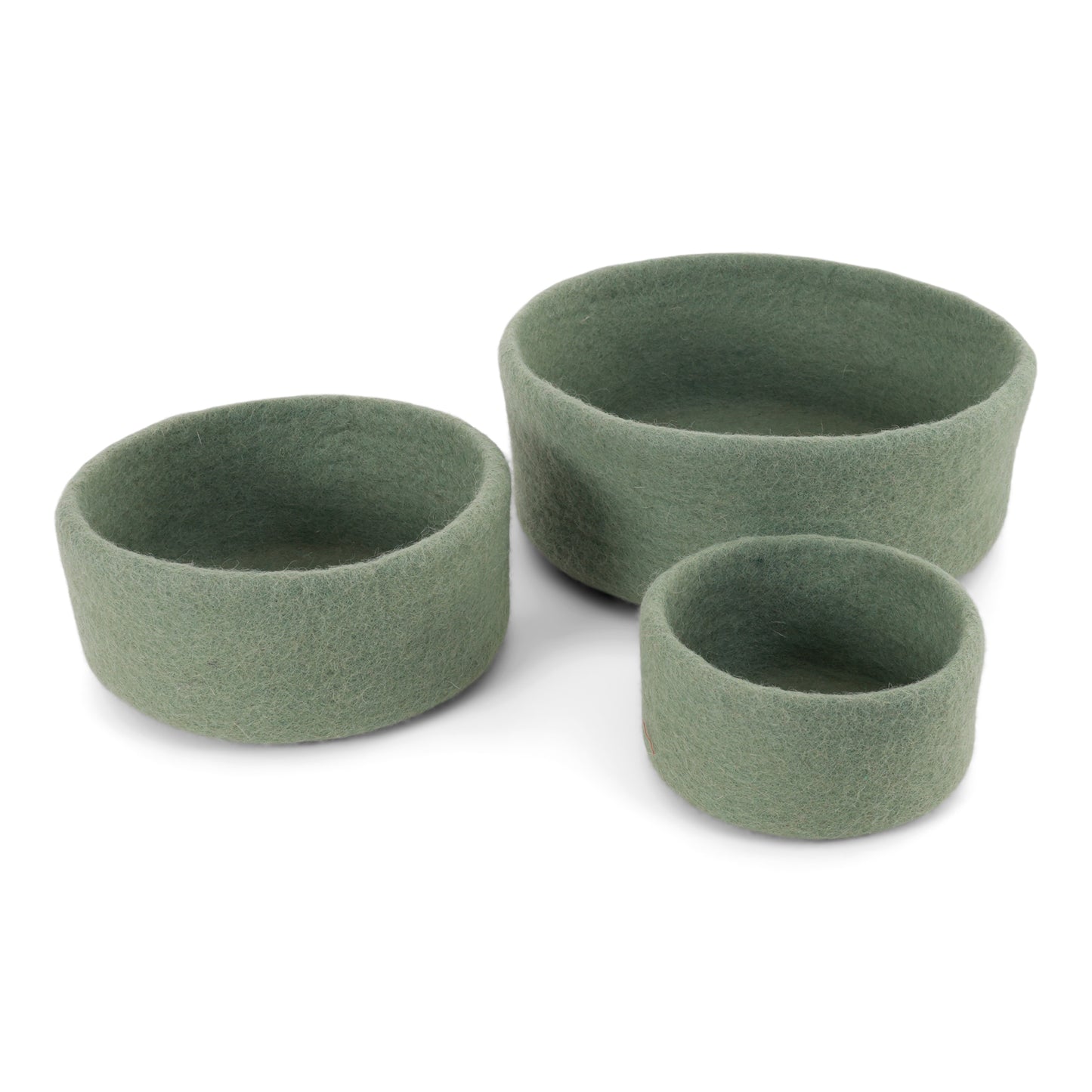 Gry & Sif Schale Filz hellgrün