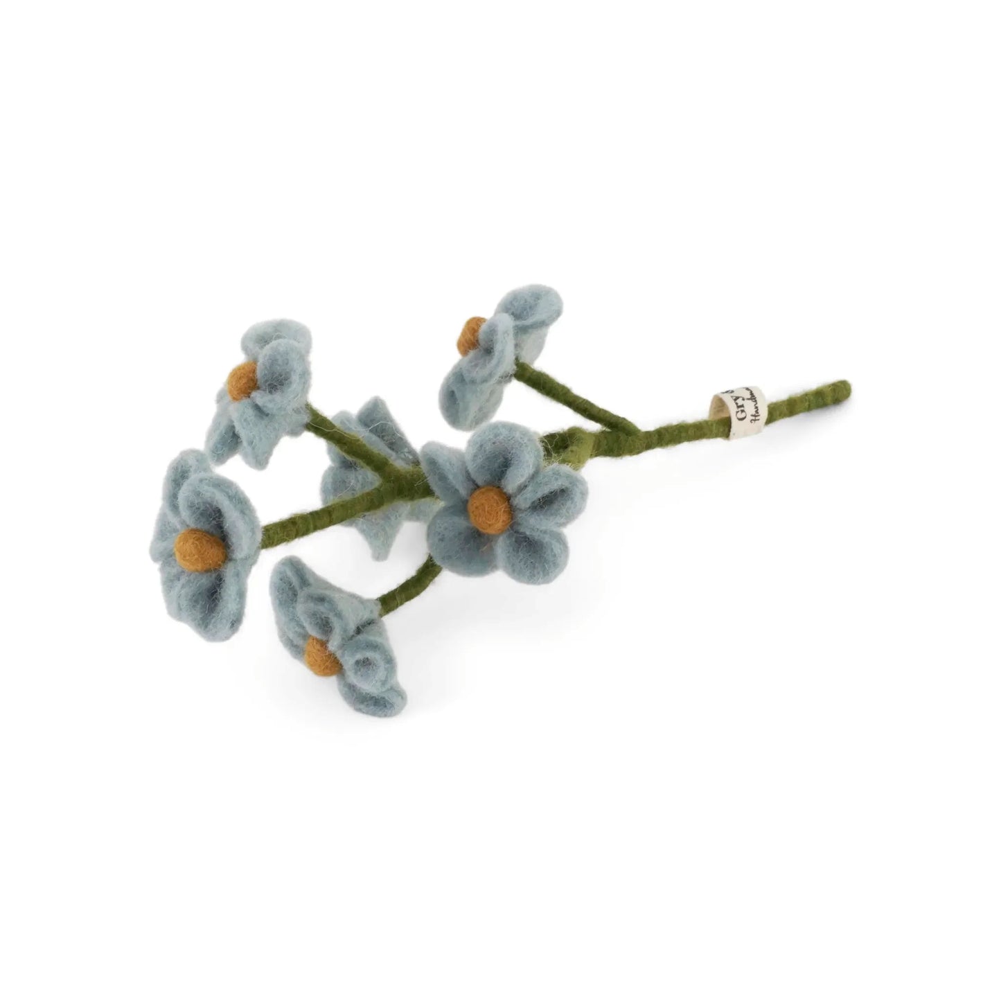Gry & Sif Filzblume Vergissmeinnicht hellblau