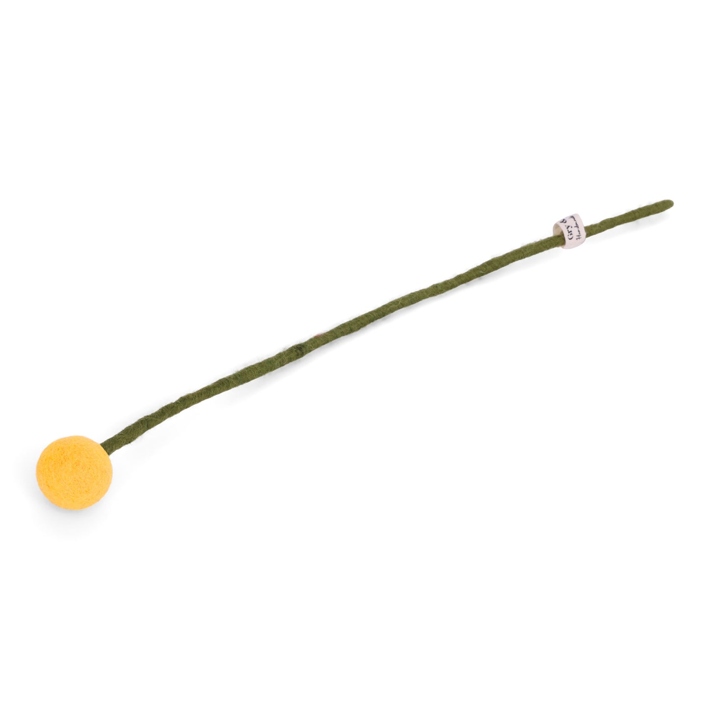 Gry & Sif Filzblume Trommelstöckchen Ø 2 cm gelb