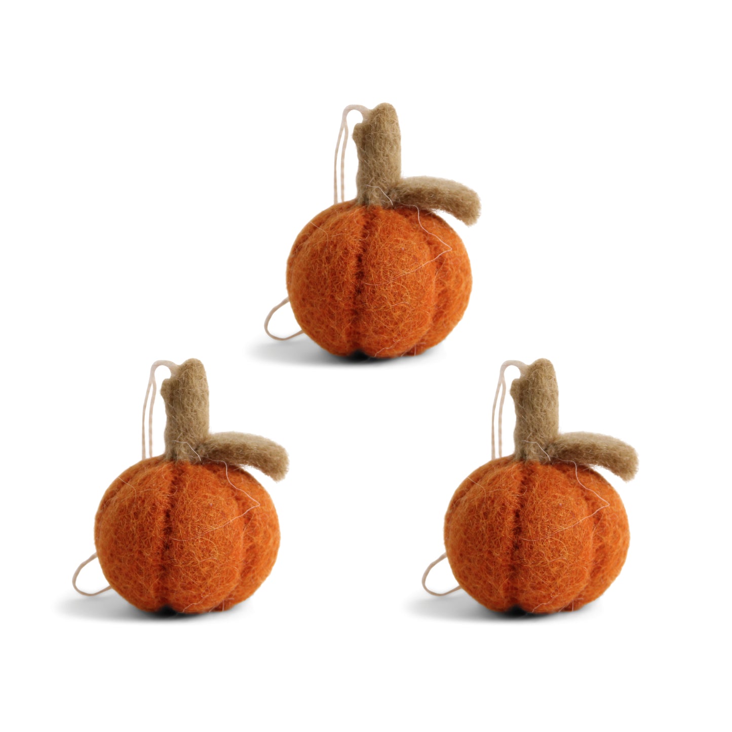 Gry & Sif Kürbisse Mini orange 3er-Set