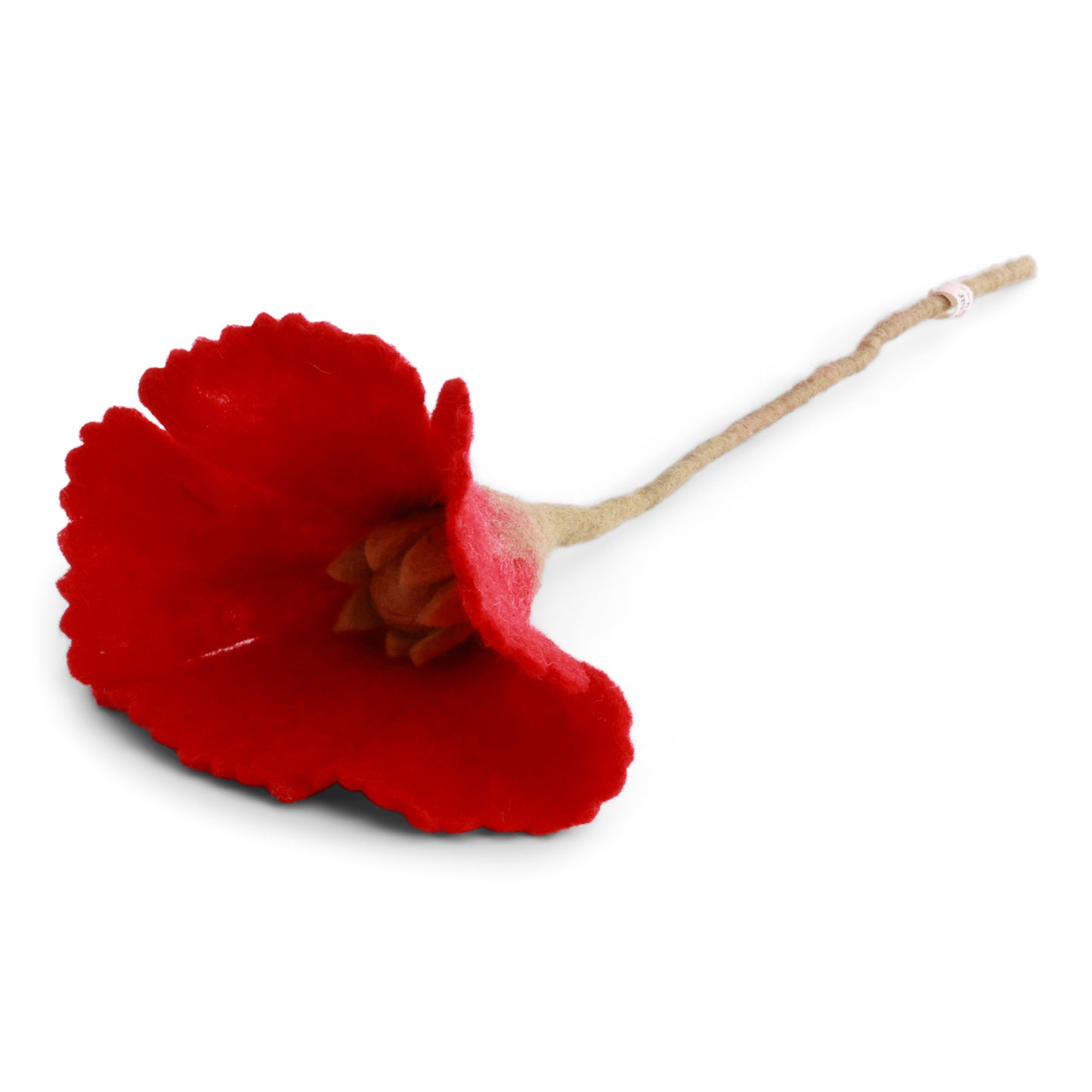 Gry & Sif Filzblume Mohnblume rot