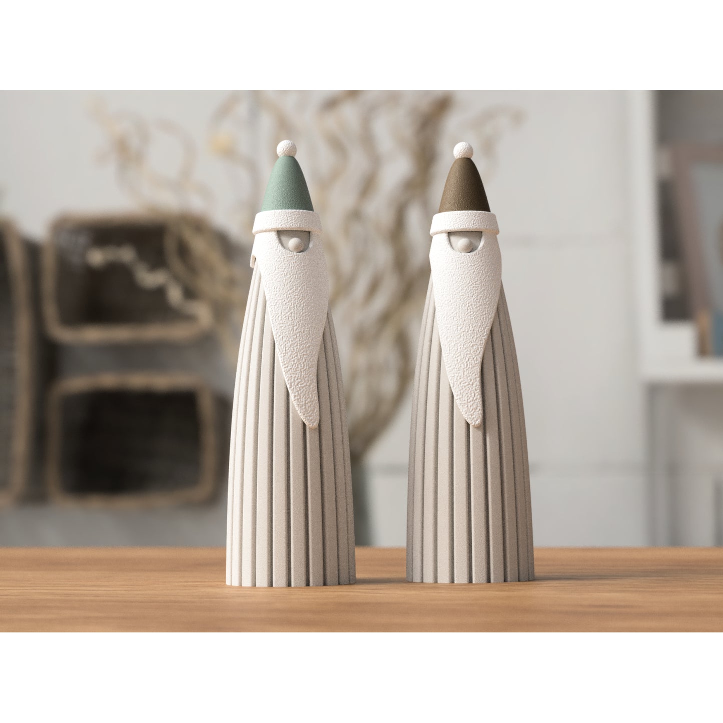 Home Interior by Sundesigns Weihnachtsmann modern S elfenbein/salbei