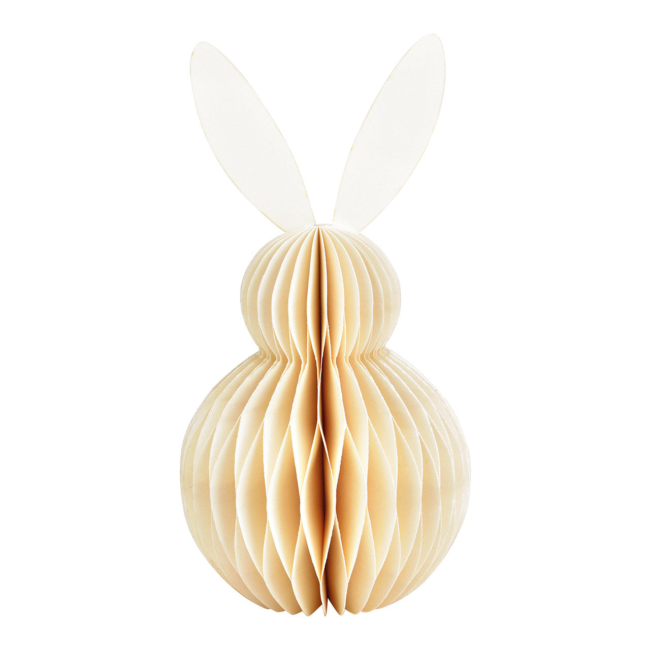 Honeycomb Decoration Hase stehend weiß 20 cm