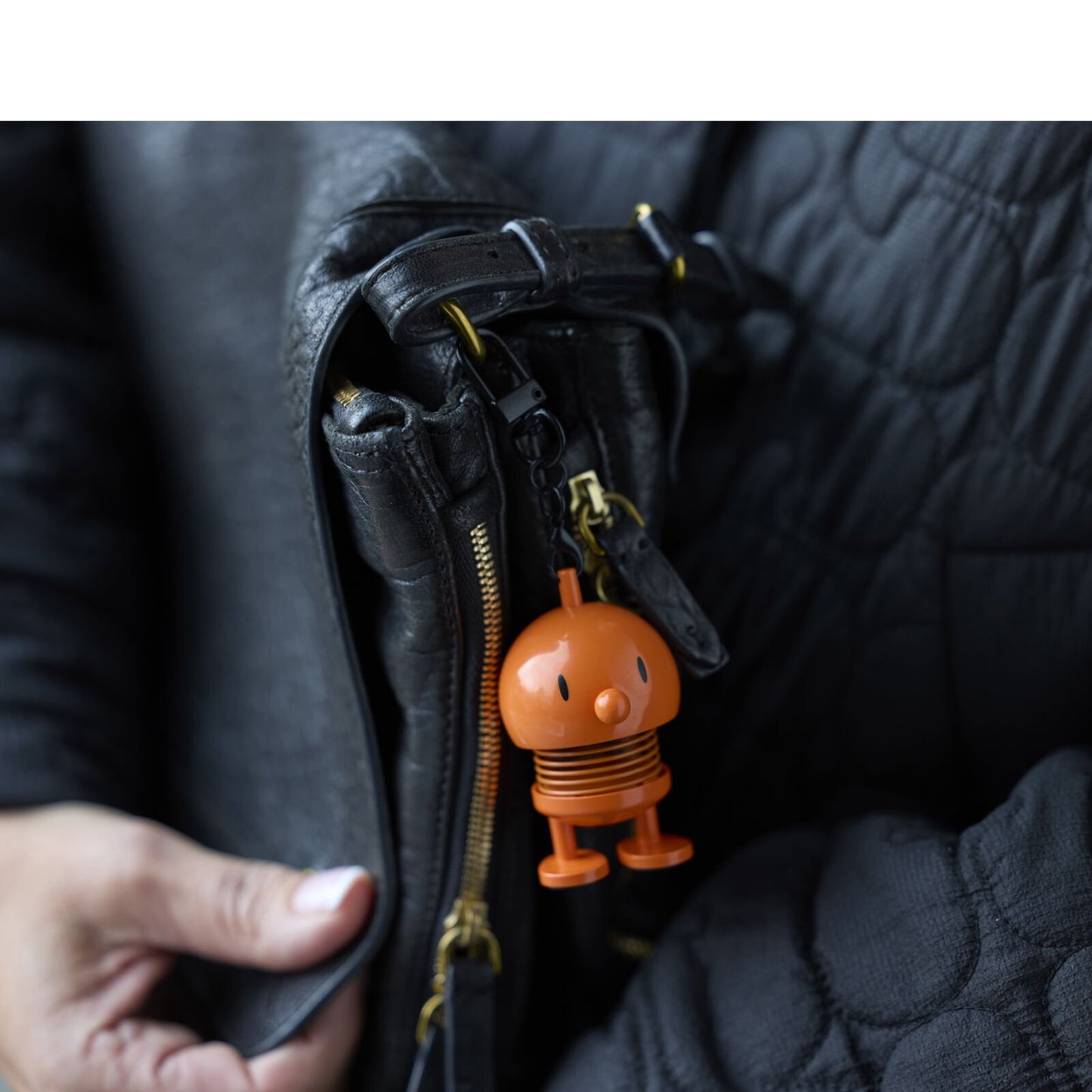 Hoptimist Design Dekofigur Bag Charm orange