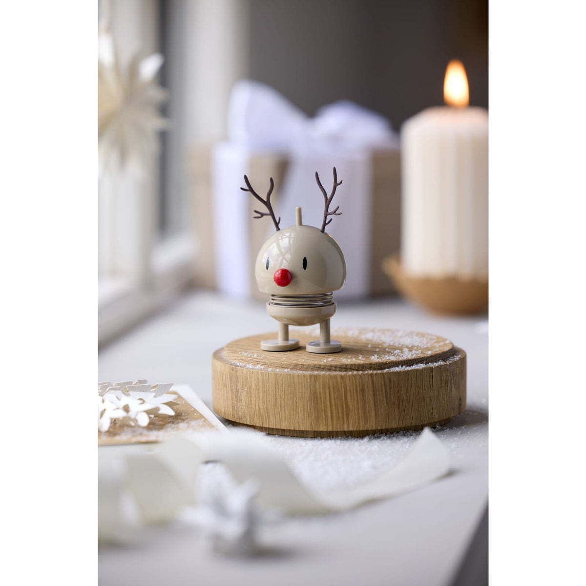 Hoptimist Design Dekofigur Reindeer S latte