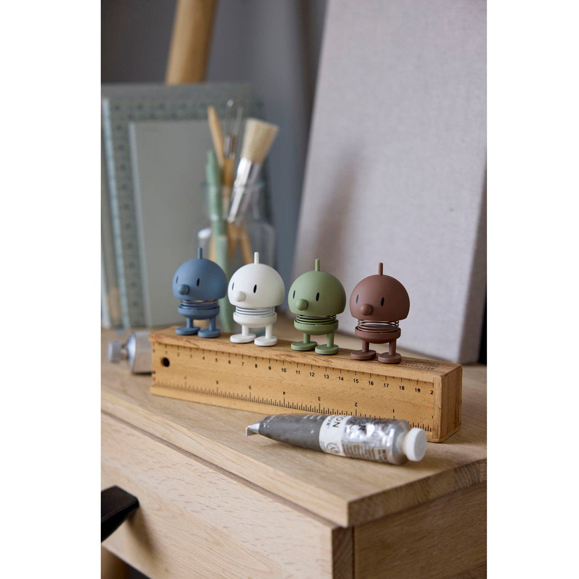 Hoptimist Design Dekofigur Soft Bumble XS olive