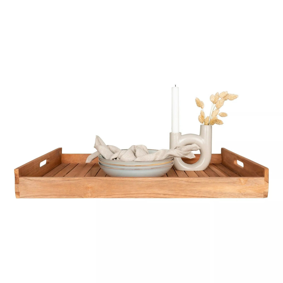 House Nordic Tablett Faro aus Teakholz