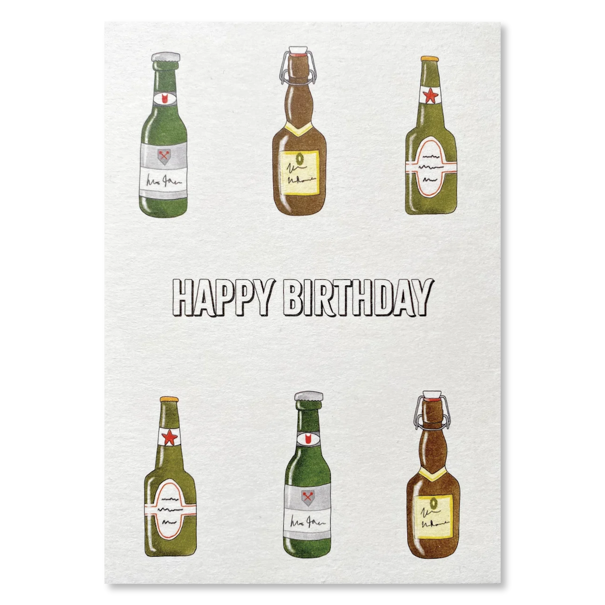 KEITCARDS Grußkarte Happy Birthday Bier