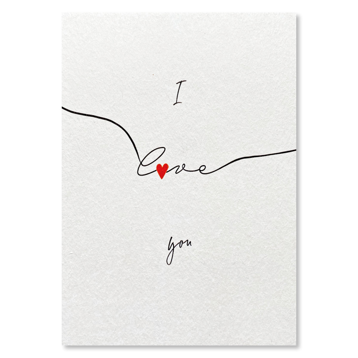 KEITCARDS Grußkarte I love you