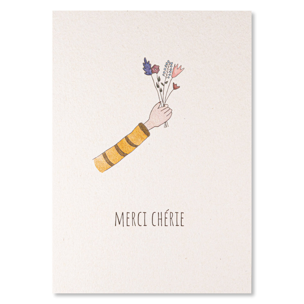 KEITCARDS Grußkarte Merci Chérie