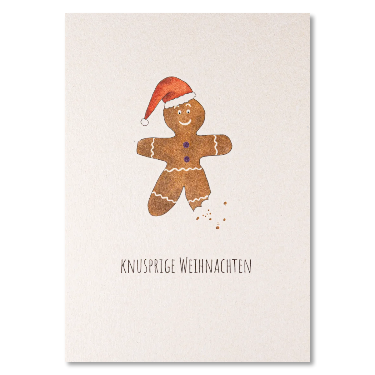 KEITCARDS Grußkarte Lebkuchenmann