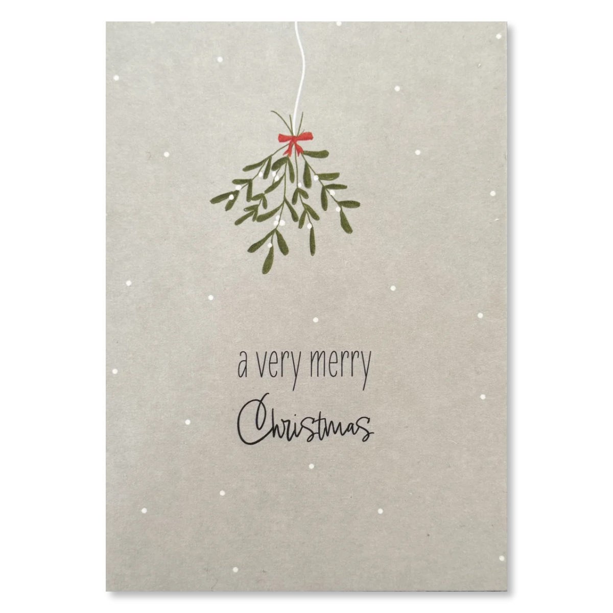 KEITCARDS Grußkarte Mistelzweig