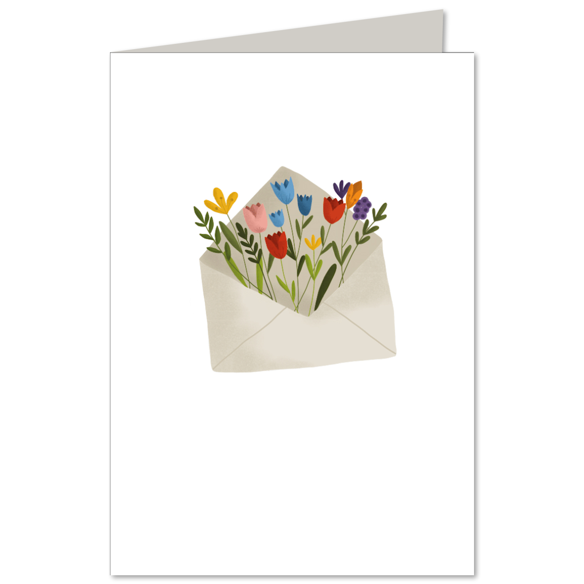 KEITCARDS Klappkarte Blumenbrief