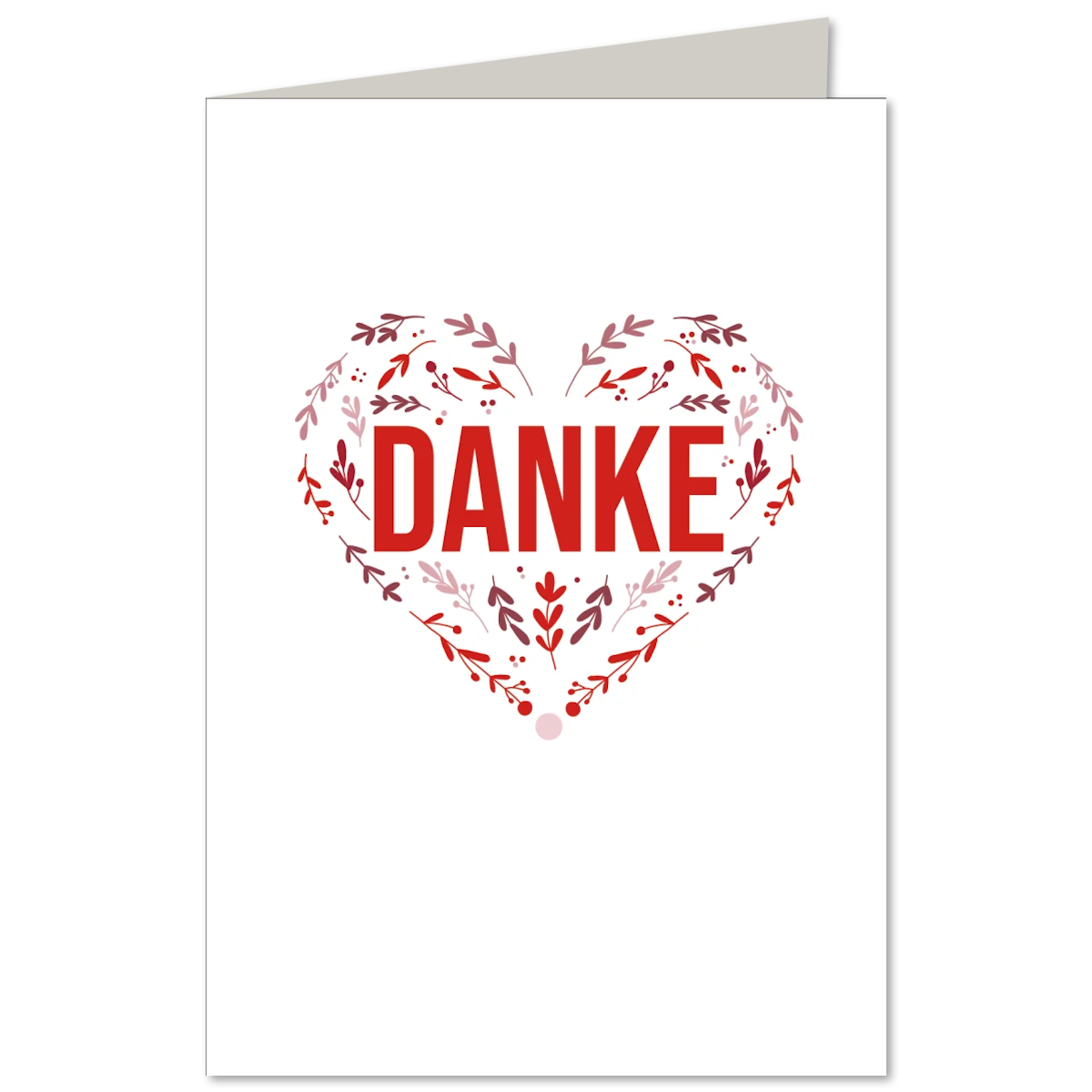 KEITCARDS Klappkarte Danke Herz