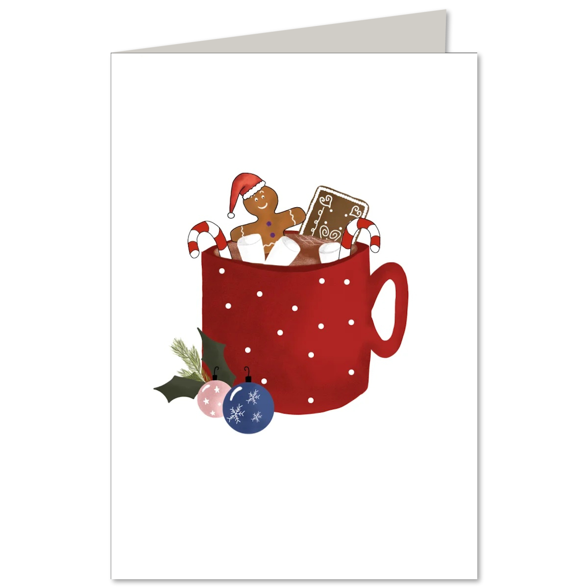 KEITCARDS Klappkarte Weihnachtstasse