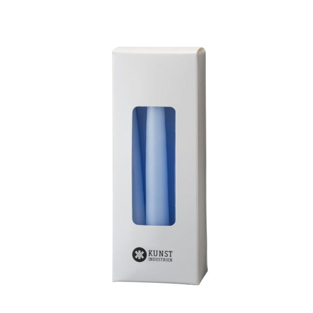 Kunstindustrien Kerzen klein pastellblau 120×13 mm in Box
