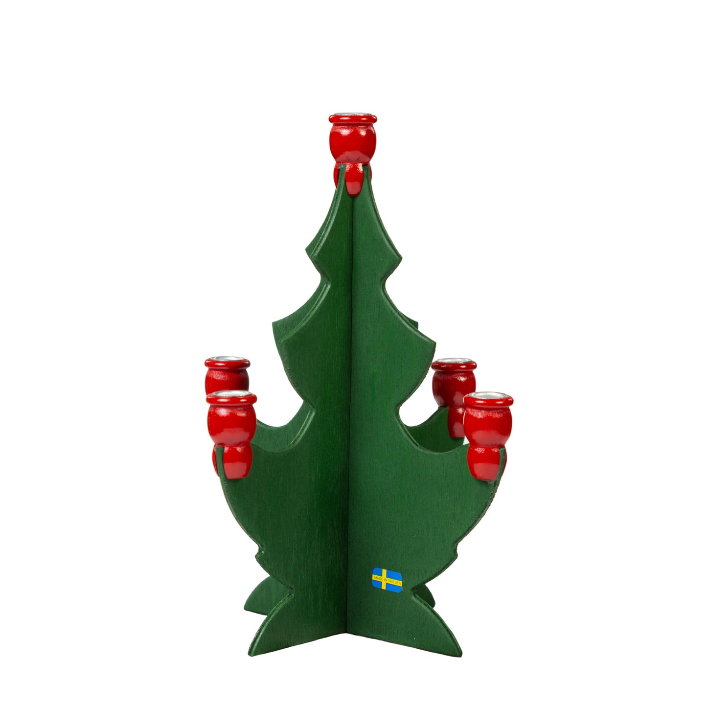 Larssons Trä Weihnachtsbaum Holz für 5 Kerzen