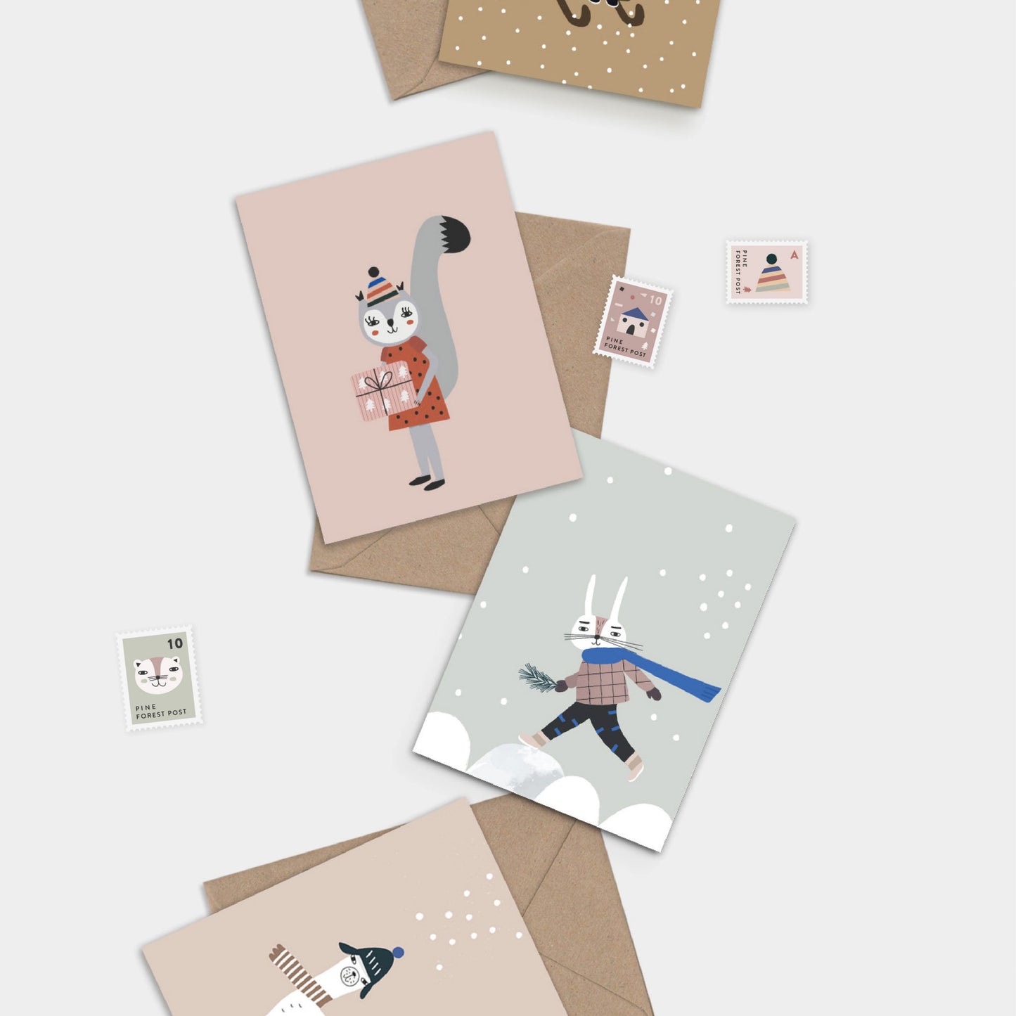 Little Otja Grußkarte Winter Spirit