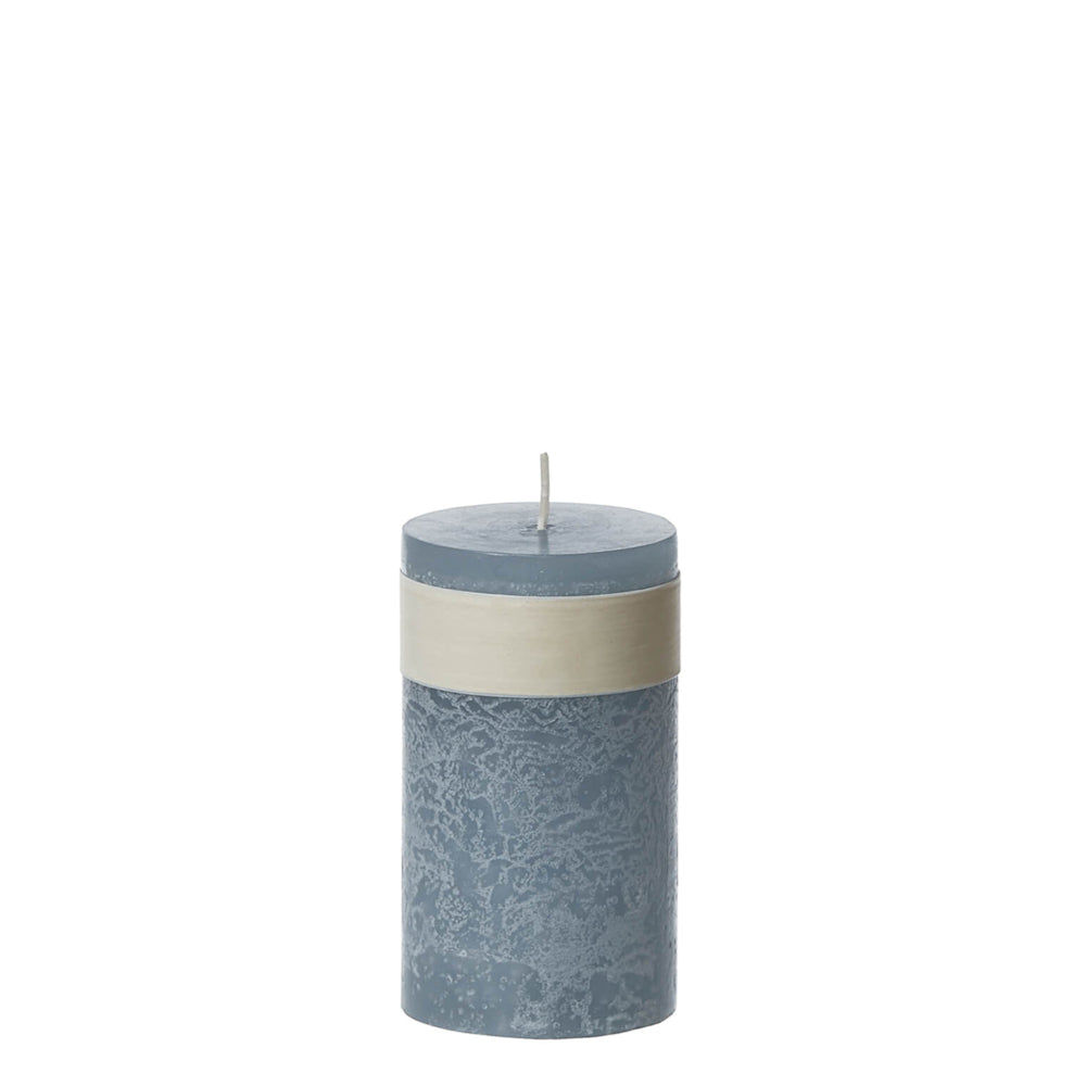 Timber® Stumpenkerze Blue Ocean 5×5×10 cm – Trendreich