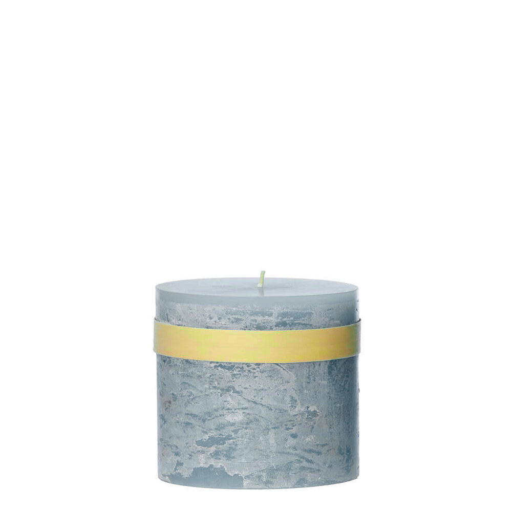 Timber® Stumpenkerze Blue Ocean 8×8×7,5 cm