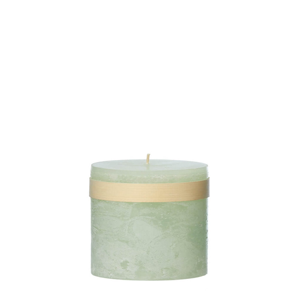 Timber® Stumpenkerze Ocean Mist 8x8x7,5 cm