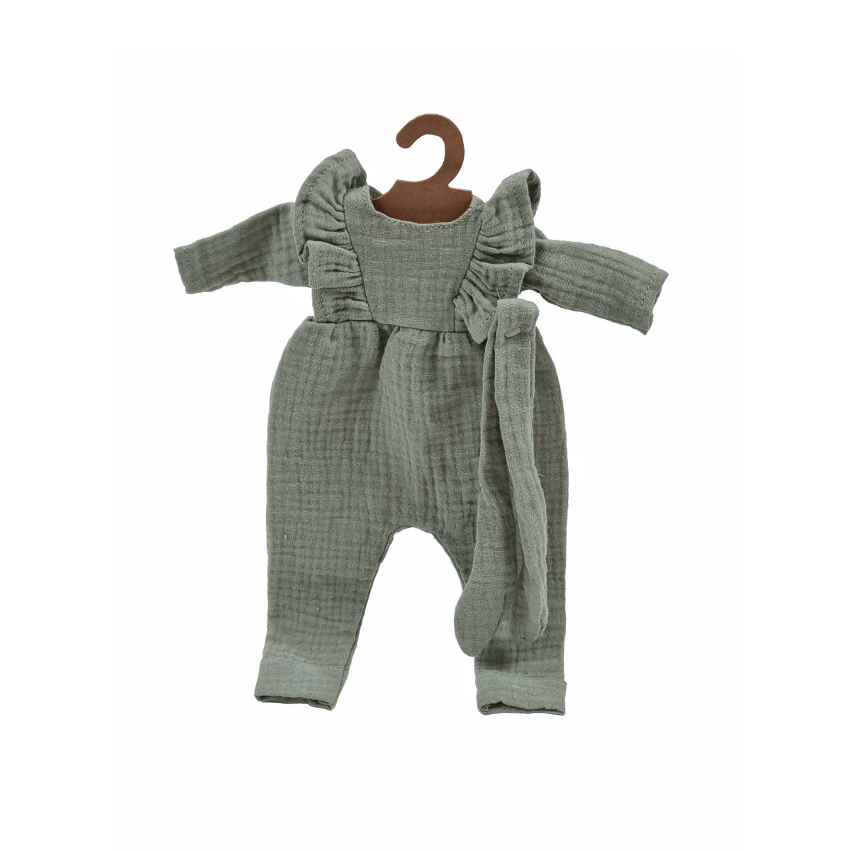 Mea-Living Jumpsuit salbeigrün für Stoffpuppen