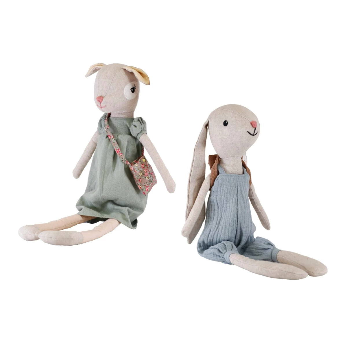 Mea-Living Stoffpuppe Reh Rosa