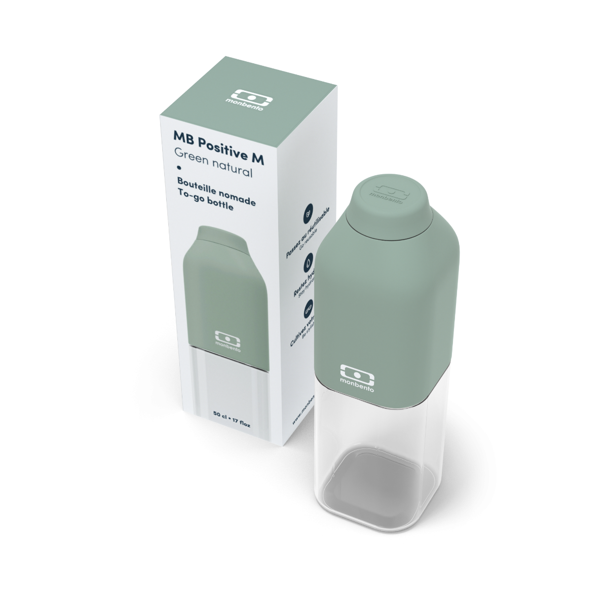 Monbento Trinkflasche MB Positive M Green Natural