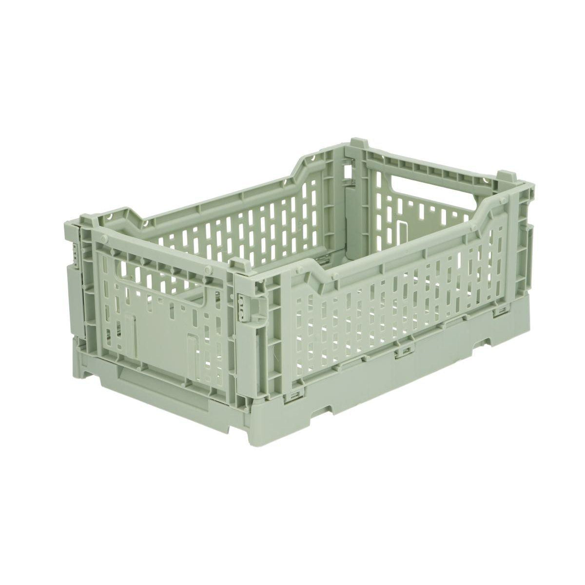 klappbox aufbewahrung Monnëka Klappbox 27x17x11 cm salbeigrün – Trendreich