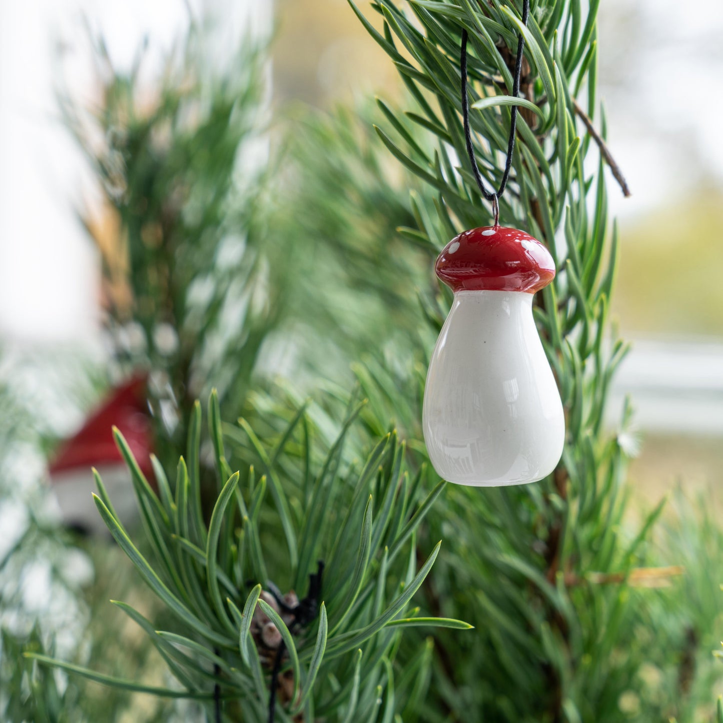 Nääsgränsgården Pilz rot Dekohänger Höhe 4,5 cm