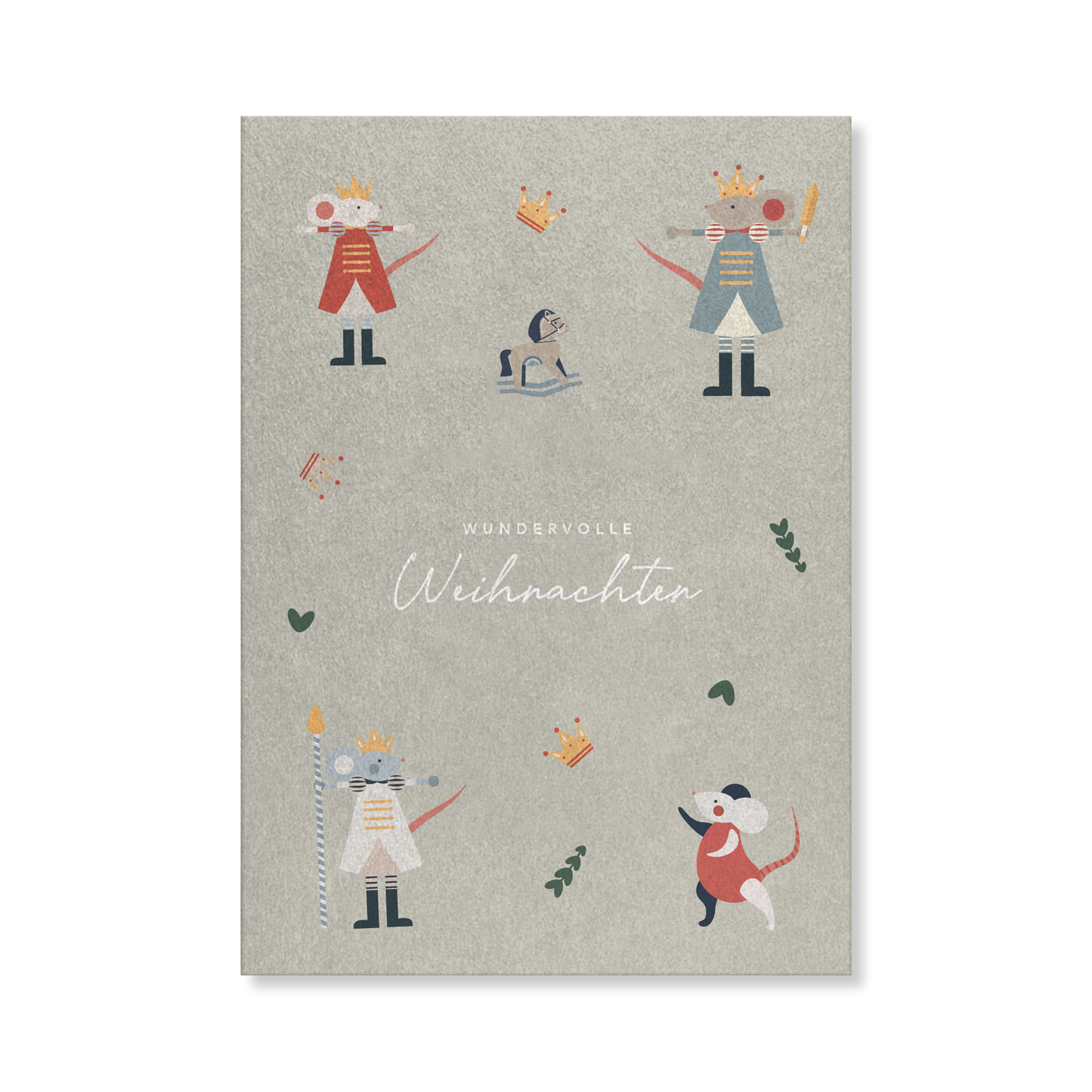 Naturbedacht Postkarte Weihnachten Mäuse Nr. 62