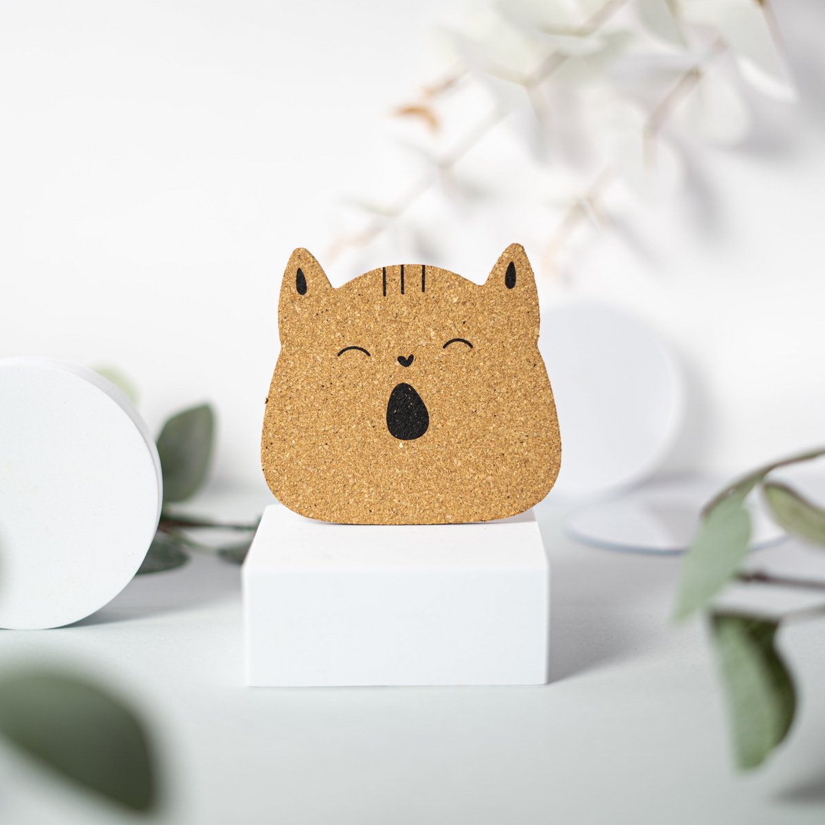 PepMelon Korkuntersetzer Meaow 6er-Set mit Box