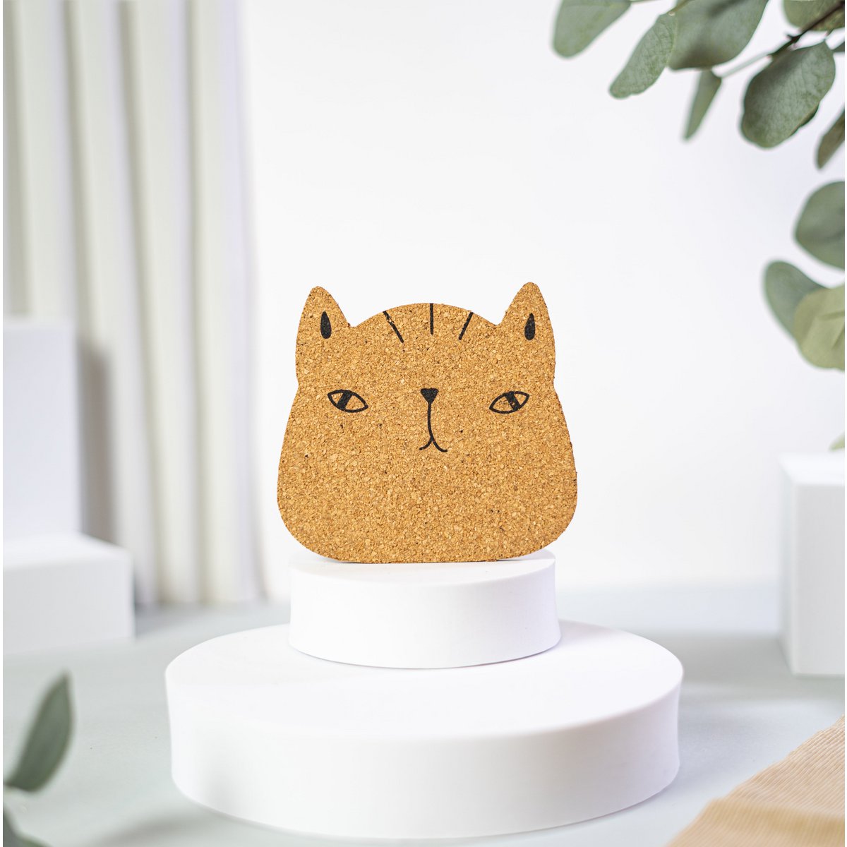 PepMelon Korkuntersetzer Meaow 6er-Set mit Box